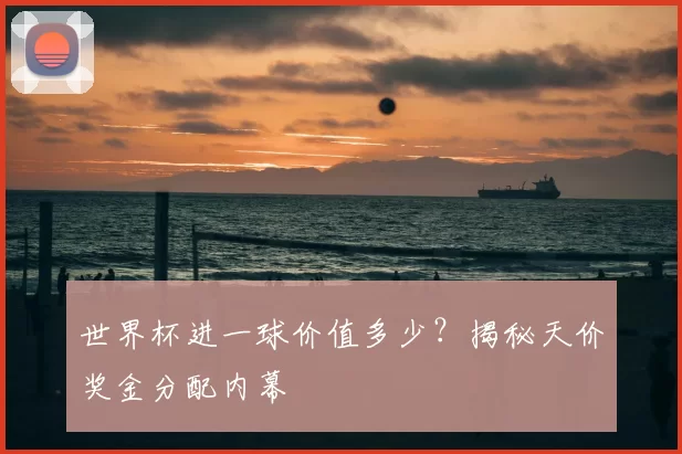 世界杯进一球价值多少？揭秘天价奖金分配内幕
